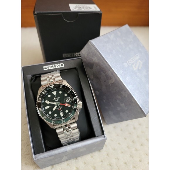 NIB Seiko 5 Sports SKX Sports Style GMT 42.5mm Men's Watch SSK001J8 JAPAN MADE - Picture 1 of 5